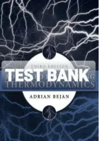 Solutions Manual for &NewLine;Advanced Engineering Thermodynamics &NewLine;Third Edition