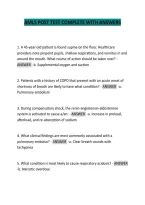 AMLS POST TEST COMPLETE WITH ANSWERS