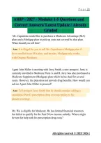 AHIP 2027 Modules 1-5 Study Guide &vert; Practice Questions & Answer Explanations &vert; Latest Update