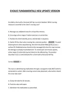EVOLVE FUNDAMENTALS HESI UPDATE VERSION