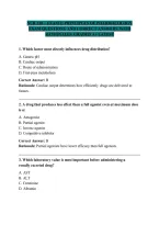 NUR 210 Exam 2 Principles of Pharmacology Study Guide &vert; Practice Questions&comma; Answers & Rational