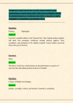 NURS 110 Final Exam Study Guide &vert; Introduction to Professional Nursing &vert; 2026-2027 WCU Review