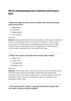 NR 412 Exams 1&comma; 2 & 3&colon; Pathophysiology Questions with Answers- Regis &vert;UPDATED&vert;SCORE 100&percnt;
