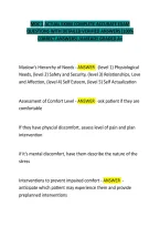 MDC 1 ACTUAL EXAM COMPLETE ACCURATE EXAM