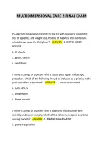 MULTIDIMENSIONAL CARE 2-FINAL EXAM