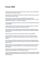 Praxis 5095  Questions and Answers 100&percnt; Correct