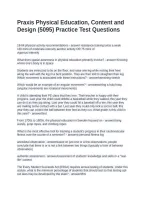Praxis Physical Education&comma; Content and Design &lpar;5095&rpar; Practice Test Questions Latest Updated