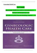 Test Bank for Gynecologic Health Care with an Introduction to Prenatal and Postpartum Care&comma; 4th Edition &lpar;Chapters 1-35&rpar;&NewLine;&NewLine;