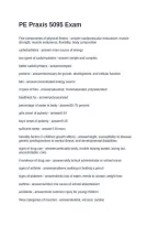 PE Praxis 5095 Exam Questions with Accurate Answers