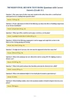 NEIEP FINAL REVIEW TEST BANK Questions with Correct&NewLine;Answers &lpar;Grade A&plus;&rpar;