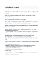NURS 629 Exam 2 &ndash; Pediatric Nursing Exam Review & Study Guide