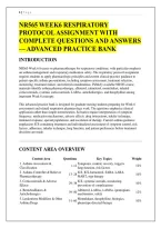 NR565 WEEK6 RESPIRATORY &NewLine;PROTOCOL ASSIGNMENT WITH &NewLine;COMPLETE QUESTIONS AND ANSWERS &mdash; ADVANCED PRACTICE BANK &NewLine;