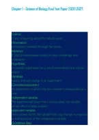 Chapter 1 - Science of Biology&period;Final Test Paper 20262027&period;&NewLine;&NewLine;&NewLine;