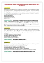 Pharmacology Evolve HESI Solved Correctly Latest Update 2027&comma;&NewLine;Graded A&plus;