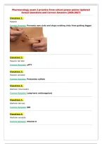 Pharmacology exam 2 practice from school power points Updated&NewLine;Actual Questions and Correct Answers &lpar;2026-2027&rpar;