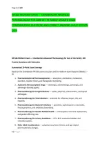 NR 566 MIDTERM EXAM &mdash; CHAMBERLAIN ADVANCED &NewLine;PHARMACOLOGY FOR CARE OF THE FAMILY UPDATED EXAM &NewLine;COMPREHENSIVE QUESTIONS AND CORRECT ANSWERS LATEST EDITION &NewLine;2026