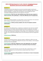 PSYC 2170 Final Exam Ch&period; 13&comma; Ch&period; 14 & Ch&period; 15 Updated Actual&NewLine;Questions and Correct Answers &lpar;2026-2027&rpar;&NewLine;