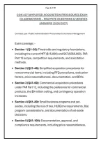 &NewLine;CON 237 SIMPLIFIED ACQUISITION PROCEDURES EXAM &NewLine;&lpar;ELABORATIONS&rpar; &ndash; PRACTICE QUESTIONS & VERIFIED &NewLine;ANSWERS &lpar;2026&sol;2027&rpar; &NewLine; 