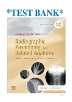 Test Bank for Bontrager&rsquo;s Textbook of Radiographic Positioning and Related Anatomy&comma; 10th Edition by John Lampignano and Leslie E&period; Kendrick &vert;&vert; ISBN&colon; 9780323749565 &vert;&vert; Verified & Recently Updated Version &lbrace;JUST RELEASED&rcub;