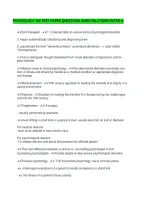 PSYCHOLOGY 100 TEST PAPER QUESTIONS ANSD SOLUTIONS RATED A