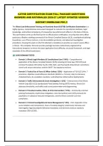 ILETSB CERTIFICATION EXAM FULL PACKAGE QUESTIONS ANSWERS AND RATIONALES