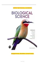 Biological Science&comma; 8th edition&comma; by Scott Freeman - Instructor's Manual & Lab Manual&comma; latest