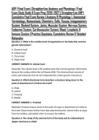 A&P 1 Final Exam &vert; StraighterLine Anatomy and Physiology I Final Exam Study Guide & Exam Prep 2026&ndash;2027 &vert; StraighterLine A&P 1 Cumulative Final Exam Review &vert; Anatomy & Physiology 1&comma; Anatomical Terminology&comma; Homeostasis&comma; Chemistry&comma; Cells&comma; Tissues&comma; Integumen