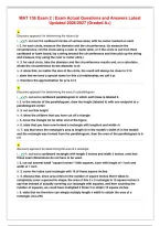 MAT 136 Exam 2 ｜ Exam Actual Questions and Answers Latest Updated 2026／2027 &lpar;Graded A&plus;&rpar;
