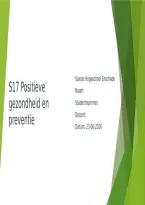 S17 Positieve gezondheid en preventie&period; Beoordeeld met een 9&period; 