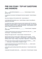 PNB 2265 EXAM 1 TOP HAT QUESTIONS AND ANSWERS