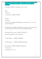 MCAT BIOLOGY EXAM &lpar;NEWEST EXAM 2025&rpar; &vert; ALL QUESTIONS AND CORRECT ANSWERS &vert; GRADED A&plus; &vert; LATEST EXAM &vert; VERIFIED ANSWERS&NewLine;