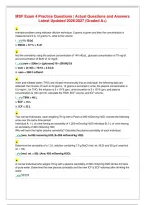 MSF Exam 4 &vert; Actual Questions and Answers Latest Updated&NewLine;2026&sol;2027 &lpar;Graded A&plus;&rpar;
