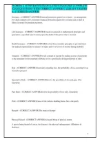 FLORIDA 2 15 INSURANCE EXAM &lpar;LATEST EXAM 2025&rpar; &vert; COMPLETE EXAM QUESTIONS WITH CORRECT ANSWERS &vert; ALREADY GRADED A&plus; &vert; VERIFIED ANSWERS&NewLine;
