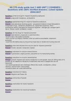 NU 578 study guide test 2 AND UNIT 2 COMBINED &vert;&NewLine;Questions with 100&percnt; Verified Answers &vert; Latest Update&NewLine;2026&sol;2027
