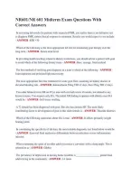 NR601&sol;NR 601 Midterm Exam Questions With &NewLine;Correct Answers