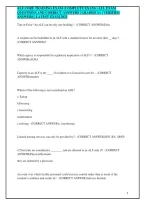 ALF CORE TRAINING EXAM &lpar;COMPLETE EXAM&rpar; &vert; ALL EXAM QUESTIONS AND CORRECT ANSWERS &vert; GRADED A&plus; &vert; VERIFIED ANSWERS &vert; LATEST EXAM 2025&NewLine;