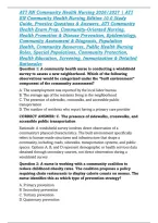 ATI RN Community Health Nursing 2026&sol;2027 &vert; ATI RN Community Health Nursing Edition 10&period;0 Study Guide&comma; Practice Questions & Answers&comma; ATI Community Health Exam Prep&comma; Community-Oriented Nursing&comma; Health Promotion & Disease Prevention&comma; Epidemiology&comma; Community 