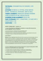 Fundamentals of Nursing 10th Edition Comprehensive Test Bank with Complete Practice Questions and Answers Covering Essential Nursing Concepts Clinical Skills Patient Care Nursing Assessment Communication Patient Safety Health Promotion Documentation Infec