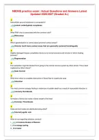 NBDHE practice exam &vert; Actual Questions and Answers Latest&NewLine;Updated 2026&sol;2027 &lpar;Graded A&plus;&rpar;