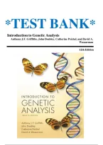 Test Bank for Introduction to Genetic Analysis Anthony&comma; 12th Edition by J&period;F&period; Griffiths&comma; John Doebley&comma; Catherine Peichel&comma; and David A&period; Wassarman &vert;&vert; ISBN&colon; 9781319286446 &vert;&vert; Verified & Recently Updated Version &lbrace;JUST RELEASED&rcub;