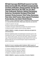 HESI Health Assessment &vert; HESI RN Health Assessment Exam Study Guide & Exam Prep 2026&ndash;2027 &vert; HESI Health Assessment Specialty Exam Review &vert; Health History&comma; Physical Examination&comma; Vital Signs&comma; Pain Assessment&comma; General Survey&comma; Skin&comma; HEENT&comma; Eyes&comma; Ears&comma; Nose & 