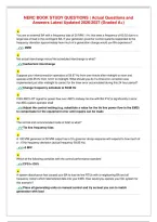 NERC BOOK STUDY QUESTIONS &vert; Actual Questions and&NewLine;Answers Latest Updated 2026&sol;2027 &lpar;Graded A&plus;&rpar;
