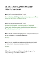 PTI TEST 1 PRACTICE QUESTIONS AND&NewLine;DETAILED SOLUTIONS&NewLine;