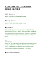 PTI TEST 3 PRACTICE QUESTIONS AND&NewLine;DETAILED SOLUTIONS