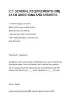 ICC General Requirements &lpar;GR&rpar; Exam Questions and Answers &vert; Certification Study Guide