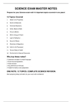 Science Exam Master Notes &ndash; 12 Important Topics