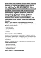 NR 606 Midterm Exam &vert; Chamberlain University NR 606 Diagnosis & Management in Psychiatric-Mental Health II Practicum Midterm Study Guide & Exam Prep 2026&ndash;2027 &vert; NR606 PMHNP Midterm Review &vert; Pediatric & Adolescent Mental Health&comma; Perinatal & Maternal Mental