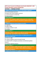 RVTI Level 1 & Level 2 Certification Exam Bundle 2026&sol;2027 &vert; 500&plus; &NewLine;Practice Questions&comma; Answers & Rationales