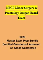 NBCE Minor Surgery & Proctology Oregon Board Exam 2026 &vert; MSP Study Guide & Exam Review