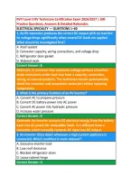 RVTI Level 3 RV Technician Certification Exam 2026&sol;2027 &vert; 300 &NewLine;Practice Questions&comma; Answers & Detailed Rationales 